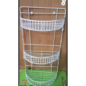 3-Step D-Shaped Wall Hanging Rack for Kitchen
