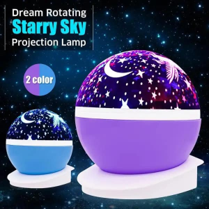 Star Master Rotating Light Projector – Starry Table Lamp for Kids