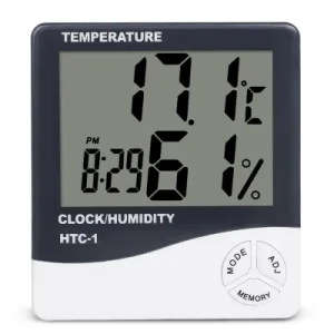 Indoor Room LCD Electronic Temperature & Humidity Meter – HTC-1