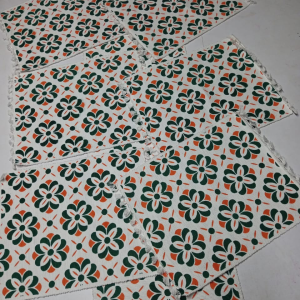 Cotton Print Table Runner Set – 7 Pieces