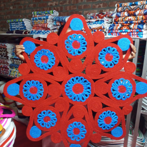 3ft Jute Design Floor Mat / Rug