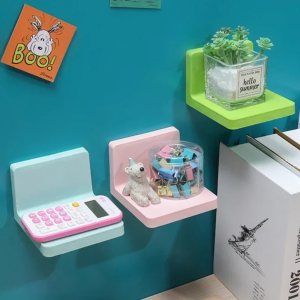 4 Pcs Multifunction Wall-Mounted Storage Rack Organizer