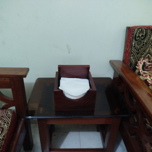 Wooden Napkin Tissue Holder (8″×8″×5″)