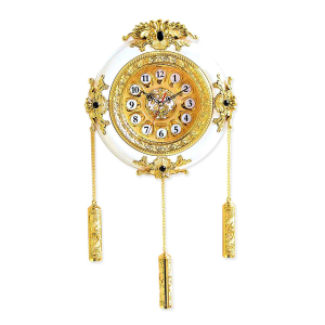 Royal Designer Gold-Plated Premium Wall Clock