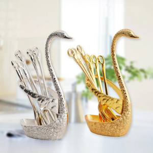 Swan Spoon Set