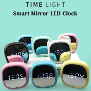 Multi-Function Alarm Clock & Makeup Mirror