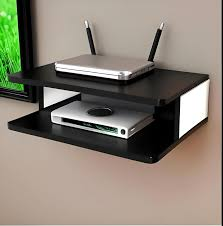 Karigor BD Simple Design Set Top Box Stand & WiFi Router Holder Wall Shelf